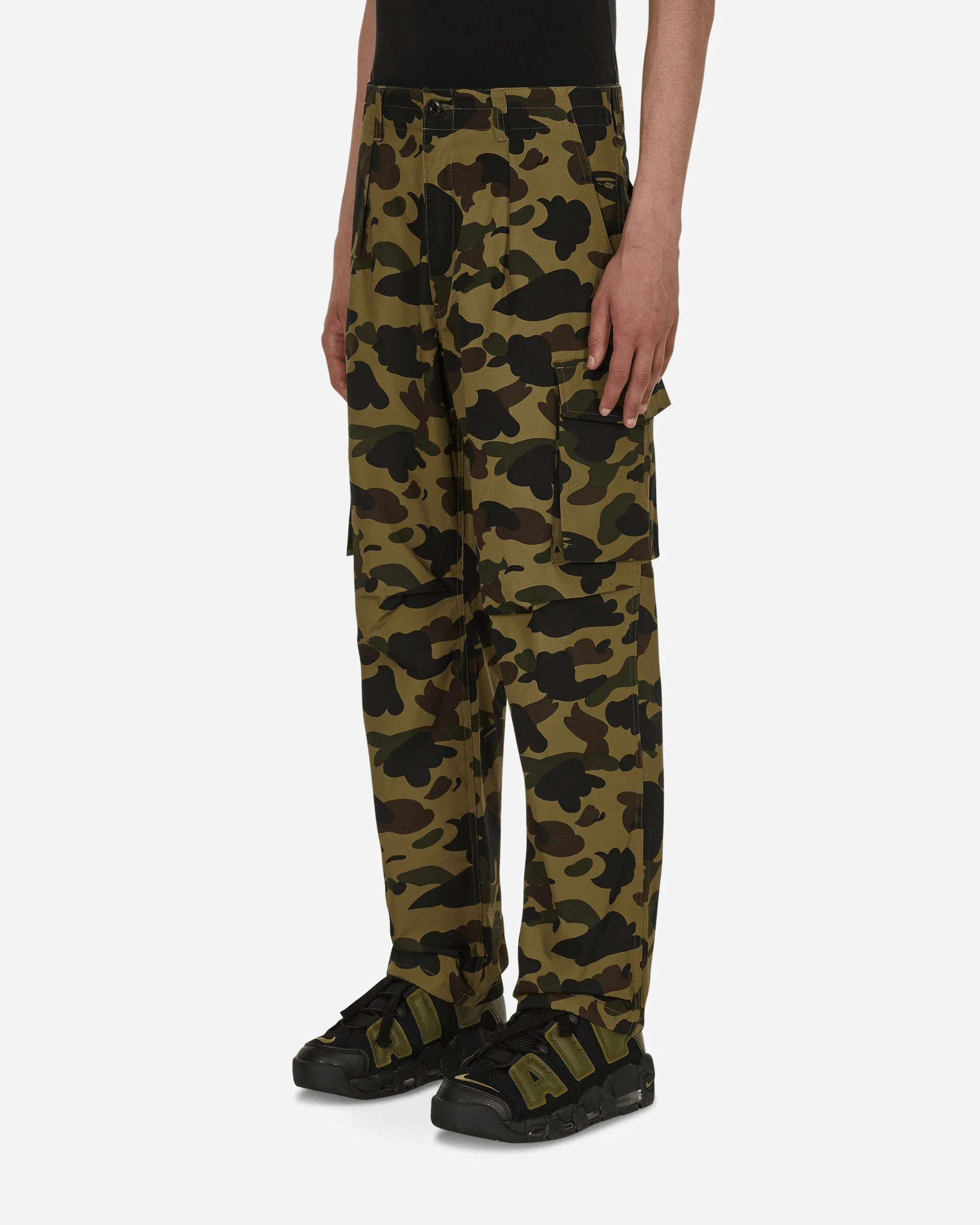 1st Camo Relaxed Fit 6 Pocket Pants Green