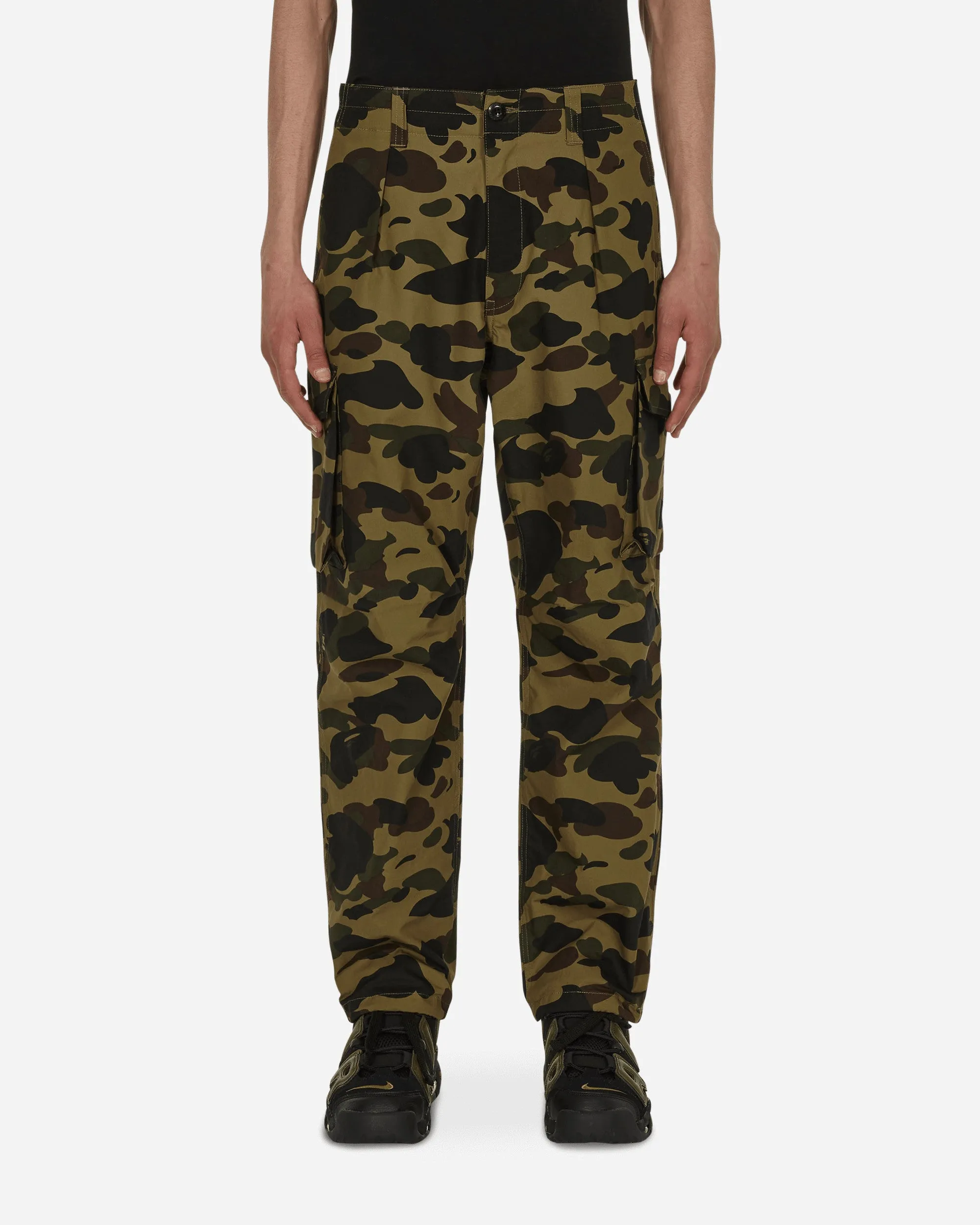 1st Camo Relaxed Fit 6 Pocket Pants Green