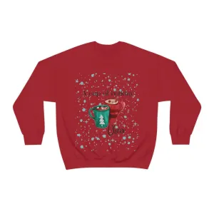 a cup of holiday cheer Unisex Heavy Blend™ Crewneck Sweatshirt