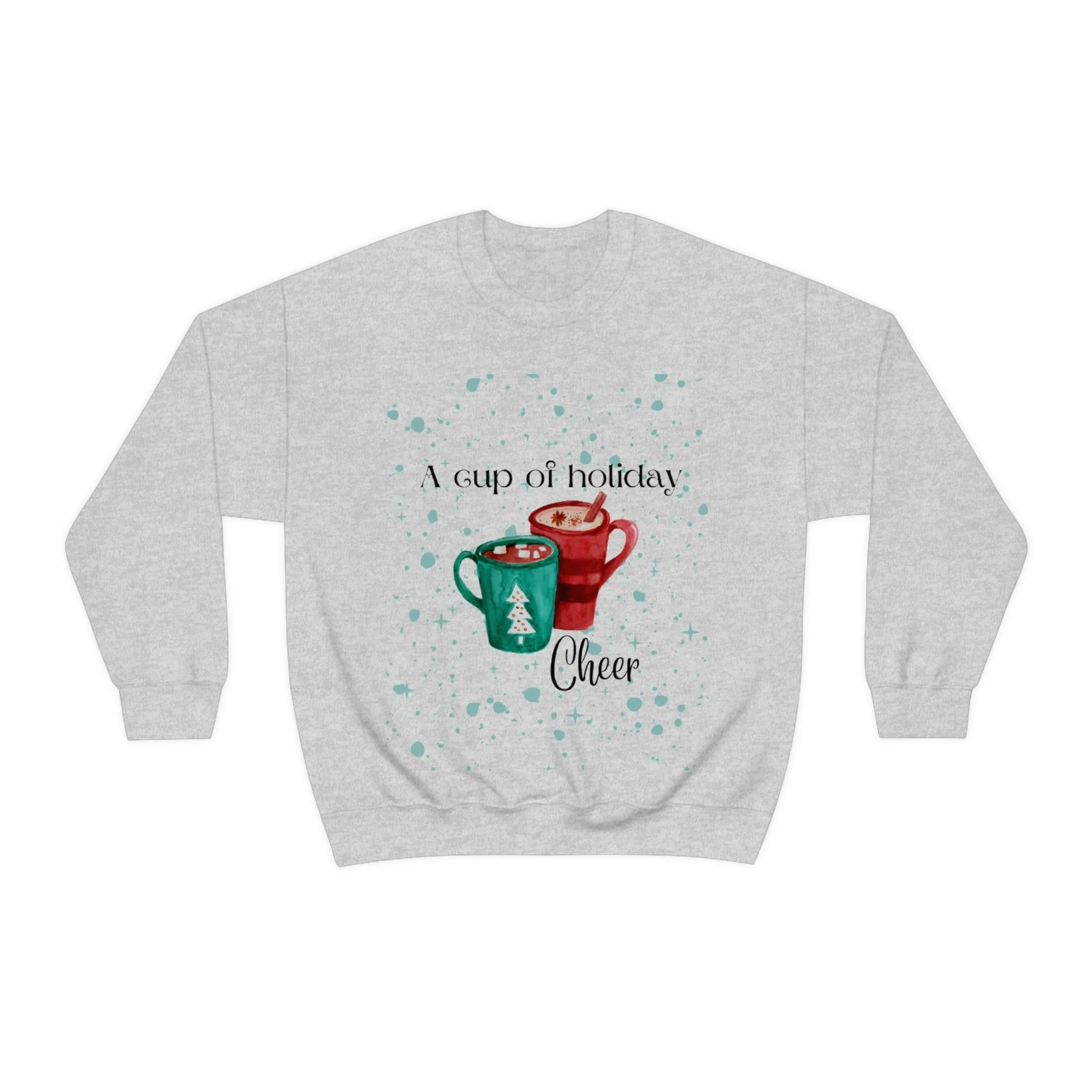 a cup of holiday cheer Unisex Heavy Blend™ Crewneck Sweatshirt