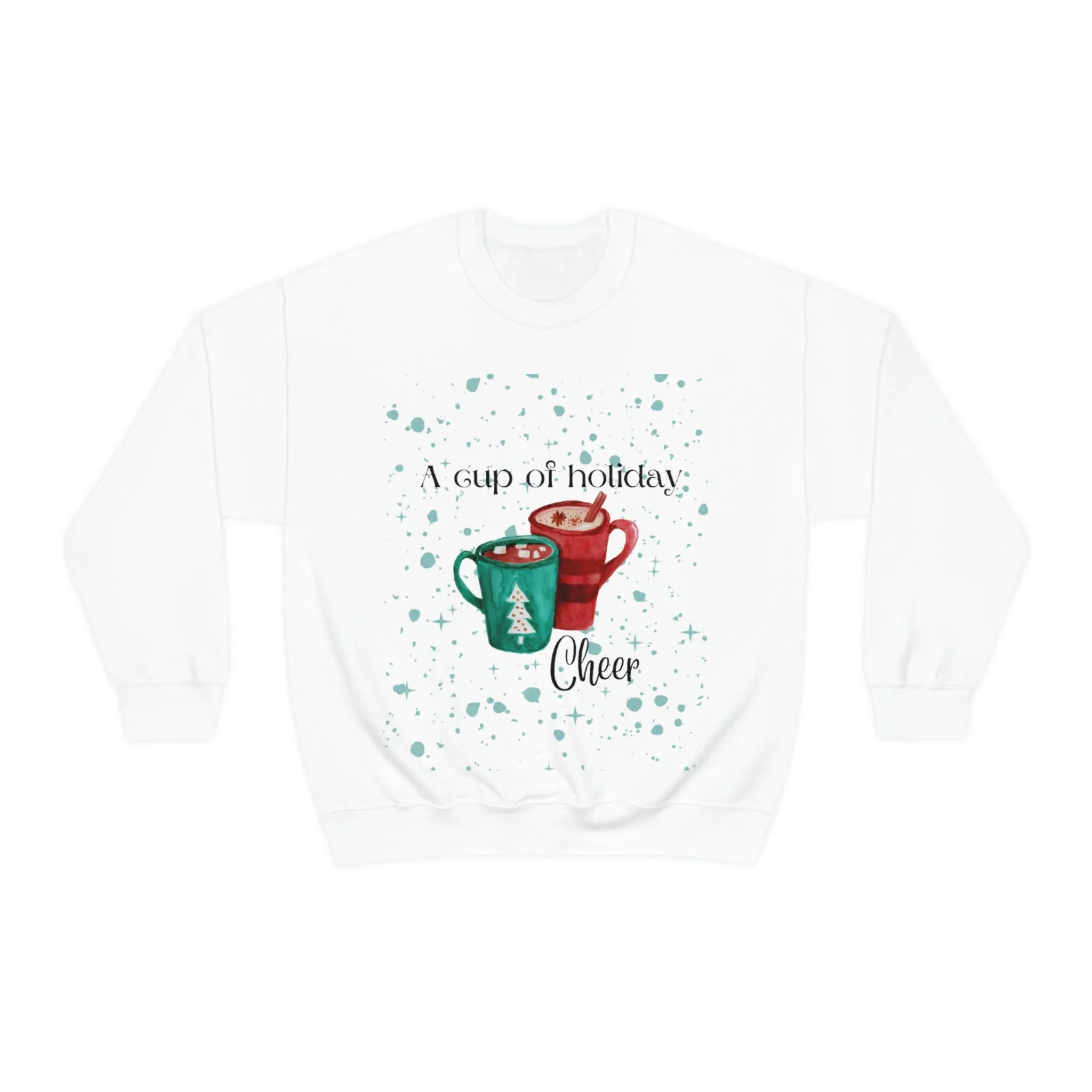 a cup of holiday cheer Unisex Heavy Blend™ Crewneck Sweatshirt