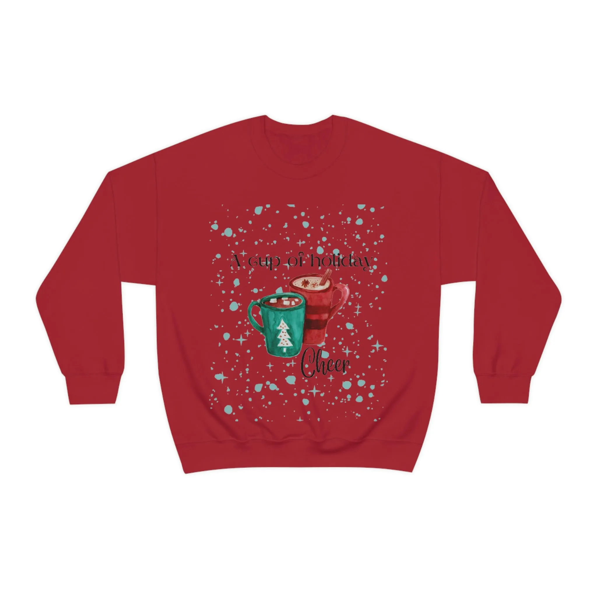 a cup of holiday cheer Unisex Heavy Blend™ Crewneck Sweatshirt