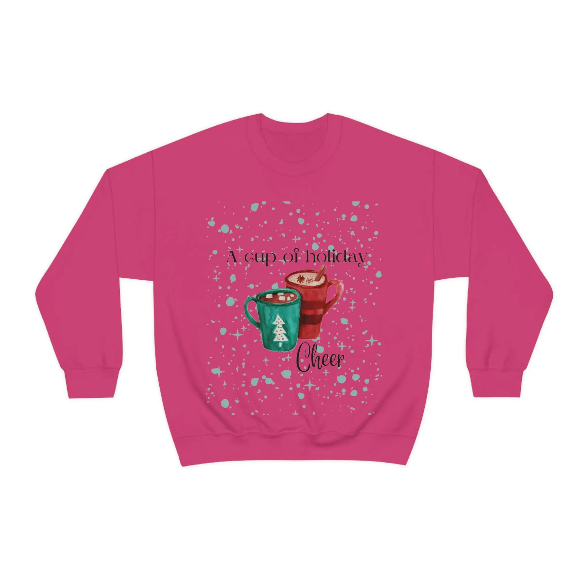 a cup of holiday cheer Unisex Heavy Blend™ Crewneck Sweatshirt