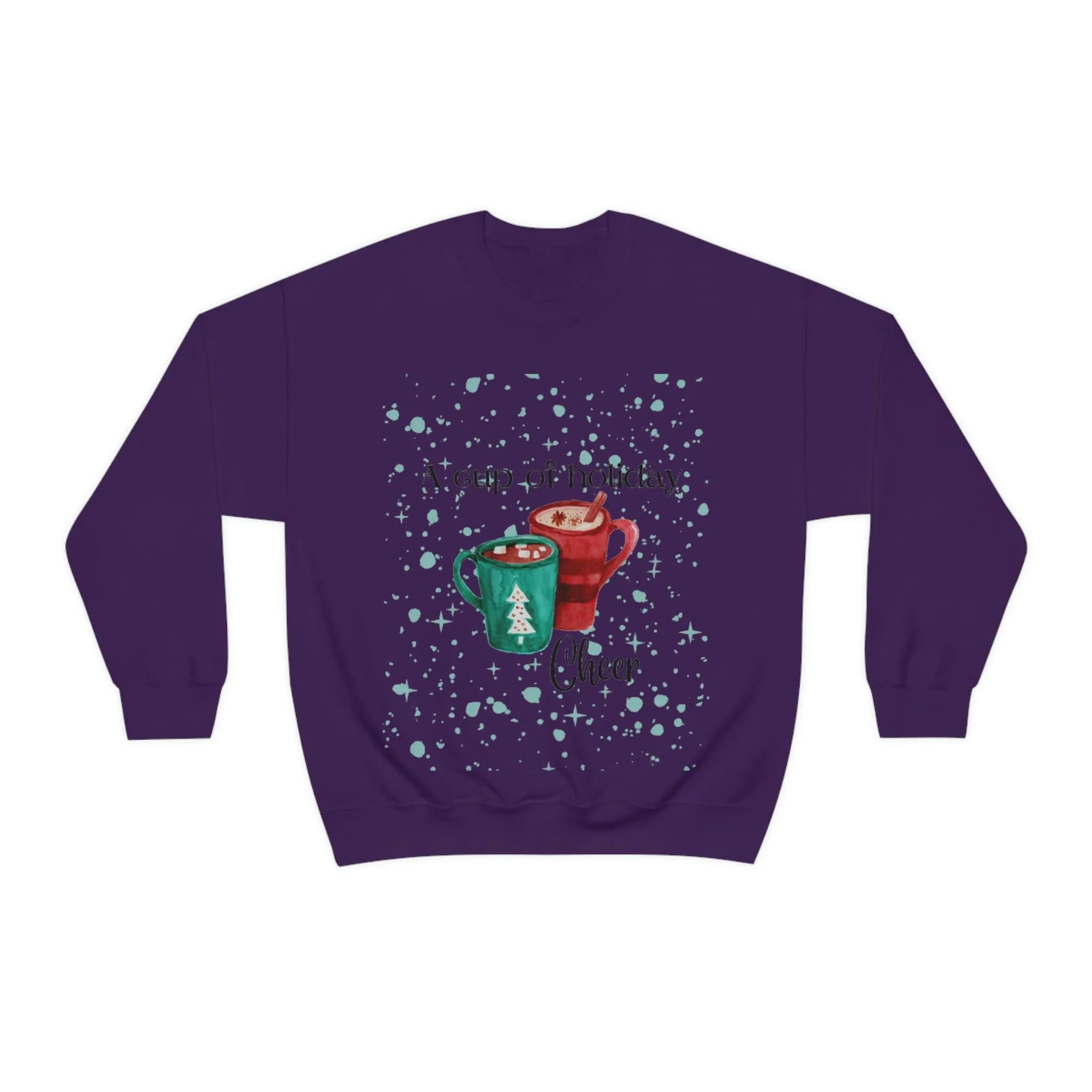 a cup of holiday cheer Unisex Heavy Blend™ Crewneck Sweatshirt