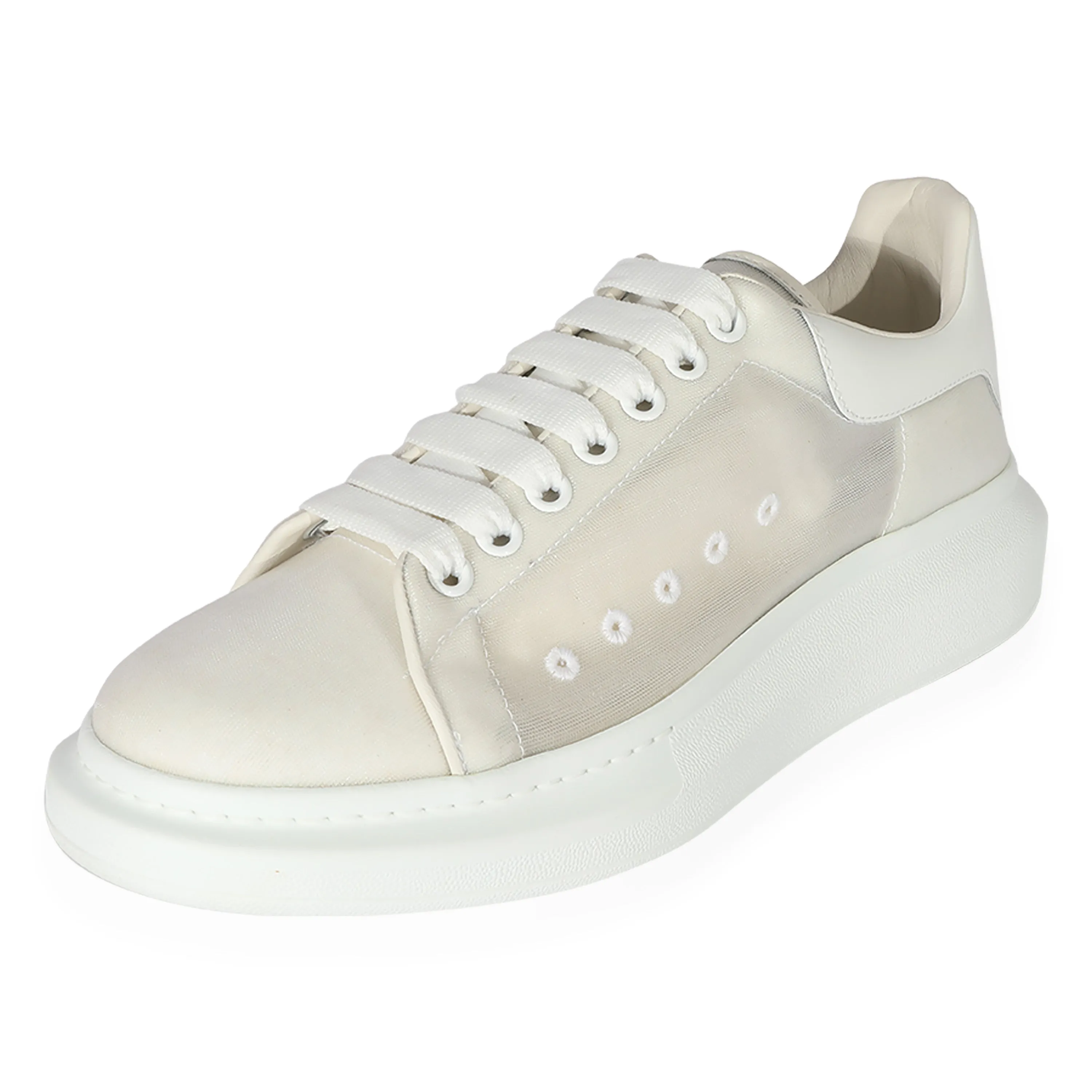 Alexander McQueen Oversized Sneaker White Nylon