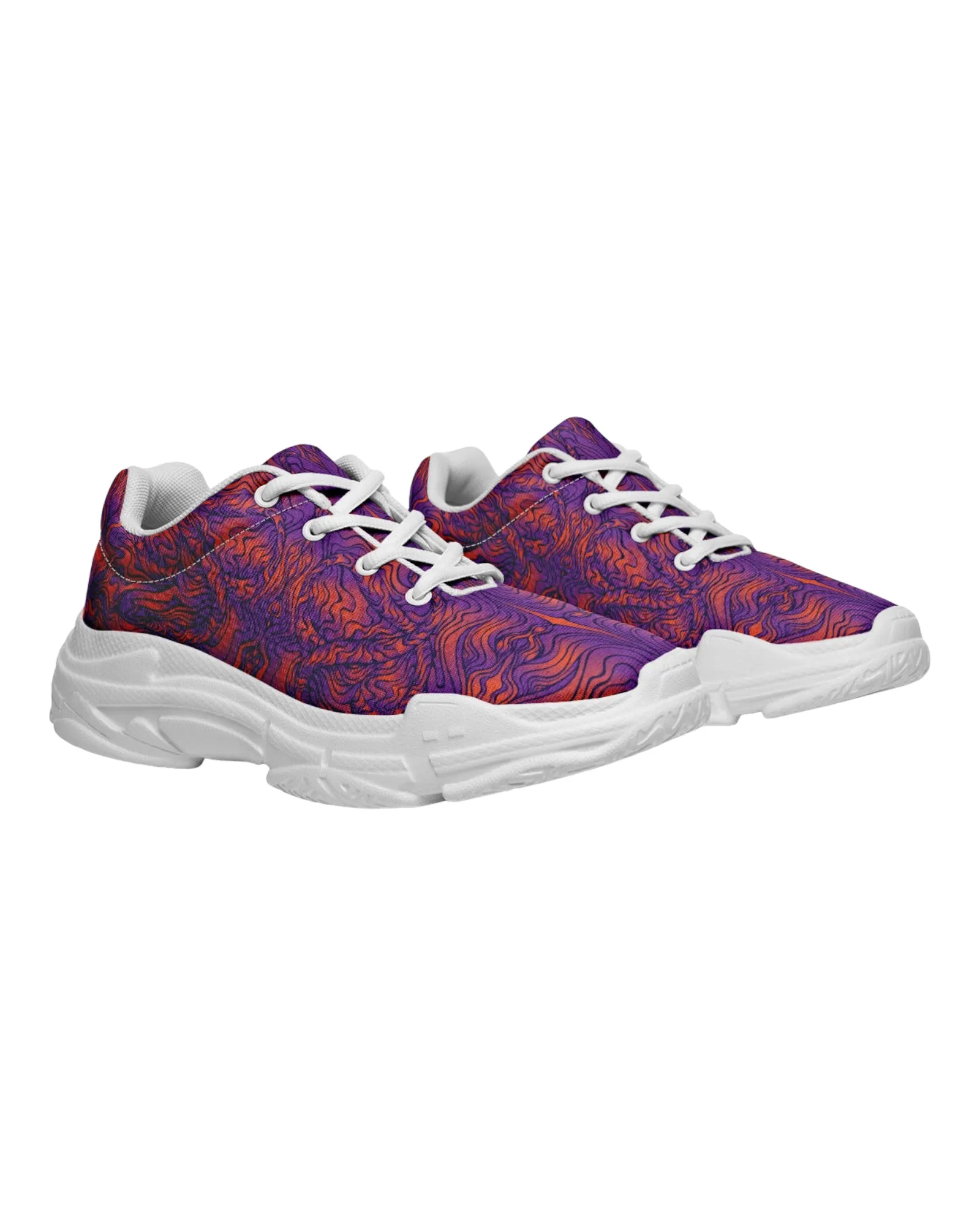 Amethyst Fire Chunky Festival Sneakers