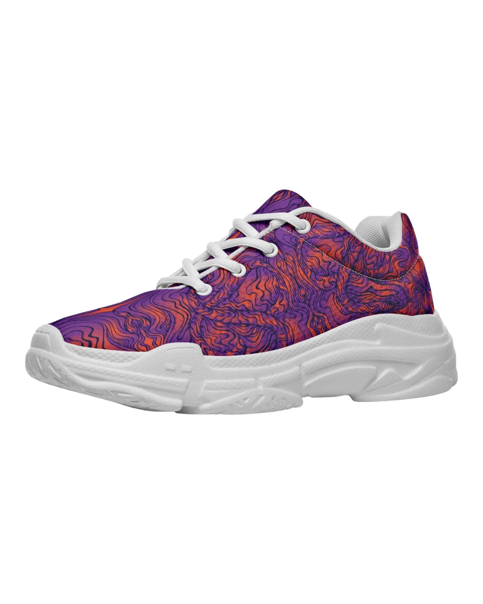 Amethyst Fire Chunky Festival Sneakers