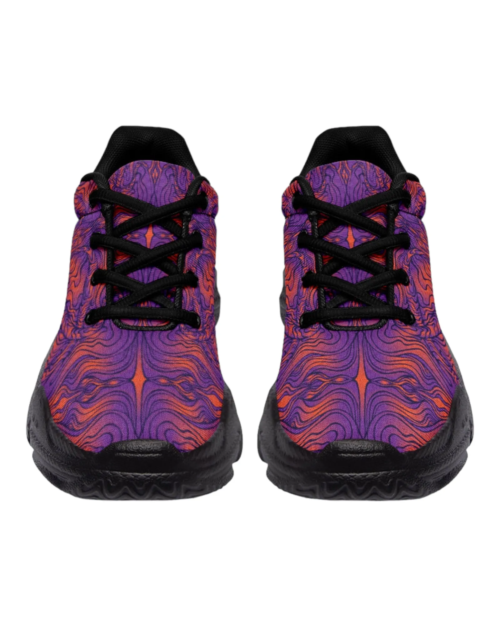 Amethyst Fire Chunky Festival Sneakers