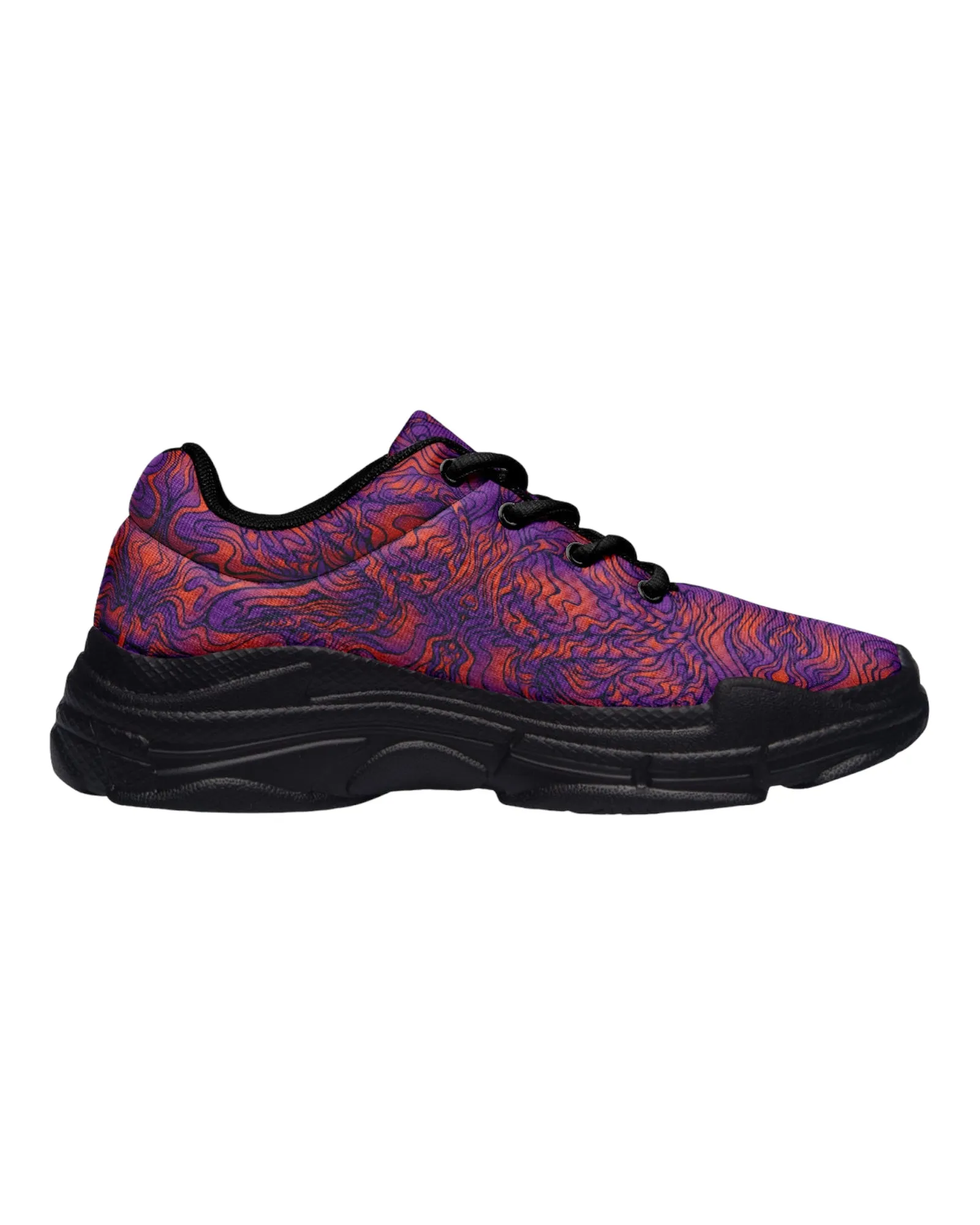 Amethyst Fire Chunky Festival Sneakers