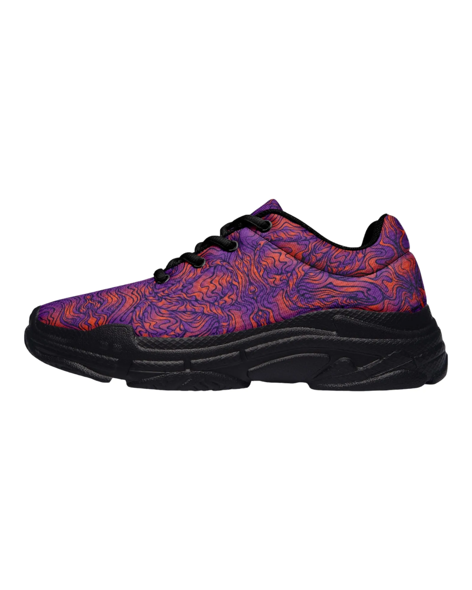 Amethyst Fire Chunky Festival Sneakers