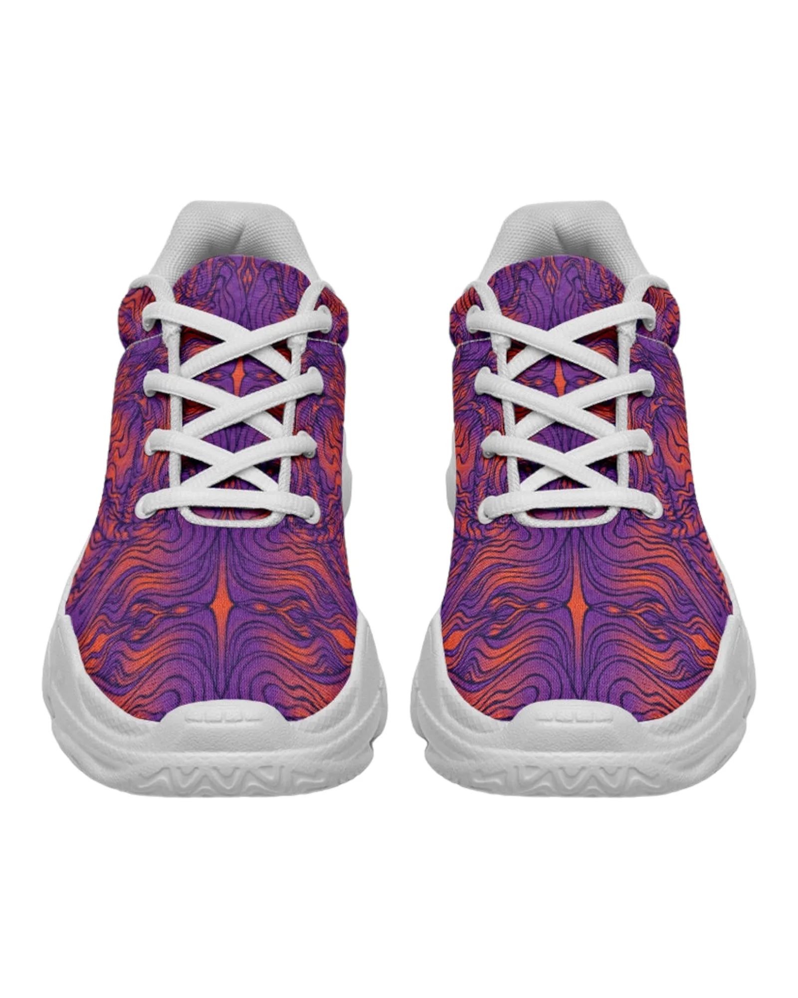 Amethyst Fire Chunky Festival Sneakers