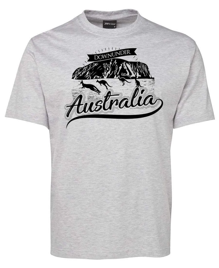 Australia Downunder Uluru Adults T-Shirt (Various Colours)