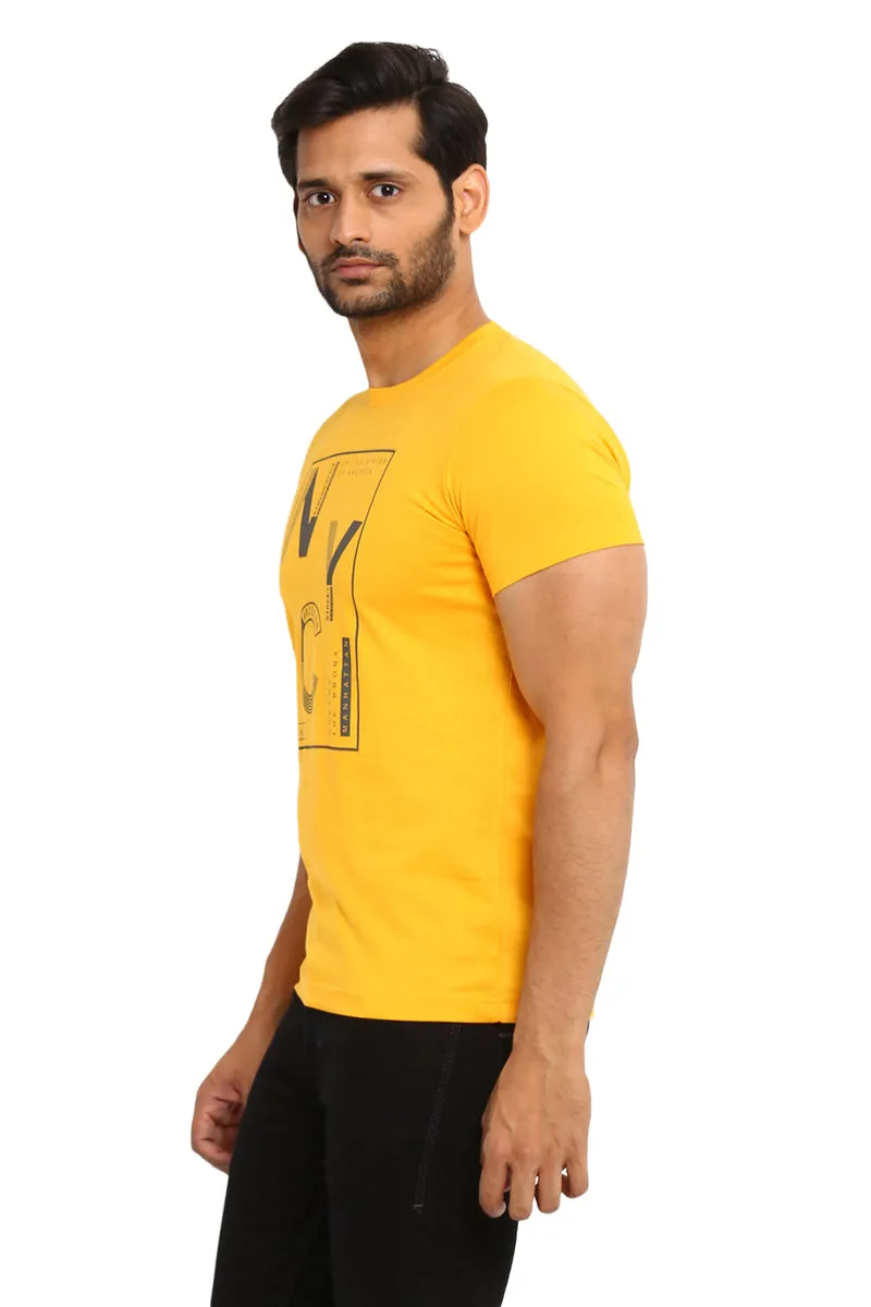 AXMANN Casual T-Shirt (Red | Gold Chrome) Combo Pack