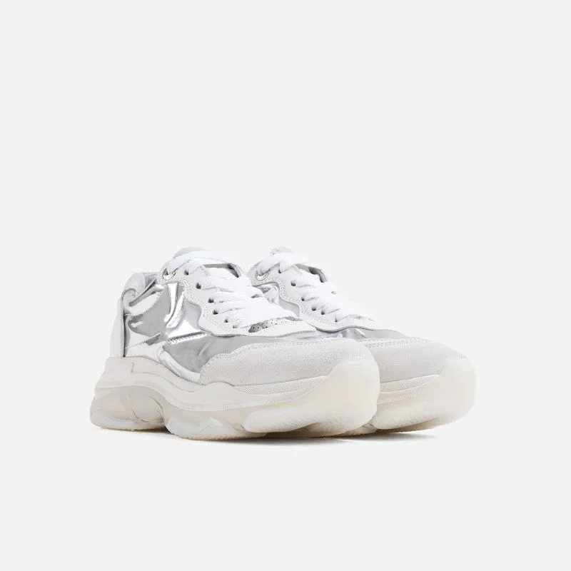 Baisley Silver White Chunky Sneakers