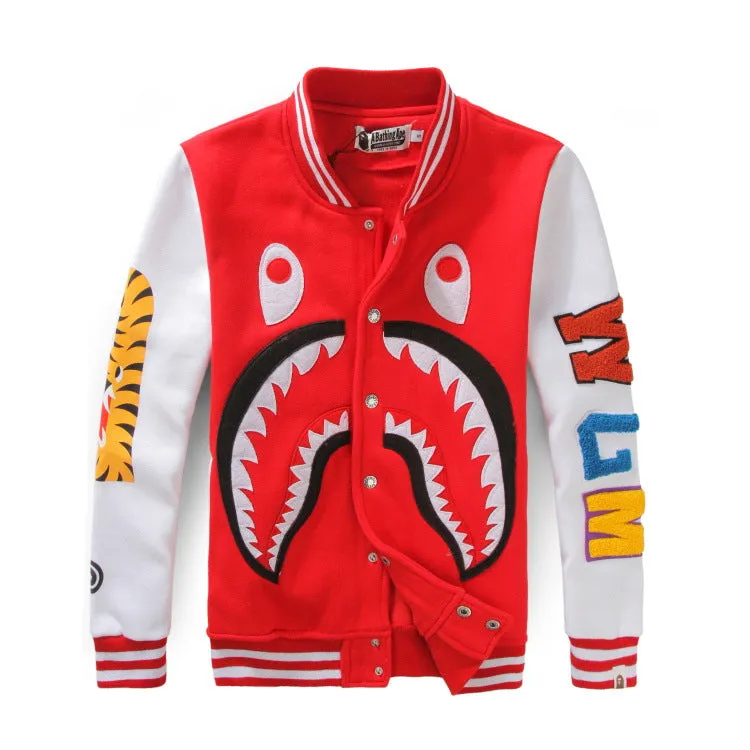 Bapesape Hoodies Shark Head Classic BapesHoodies Casual Teenage Adult BapesJacket