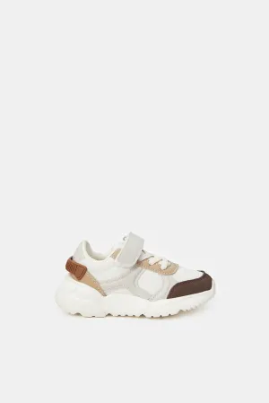 Boys Beige Chunky Sneaker