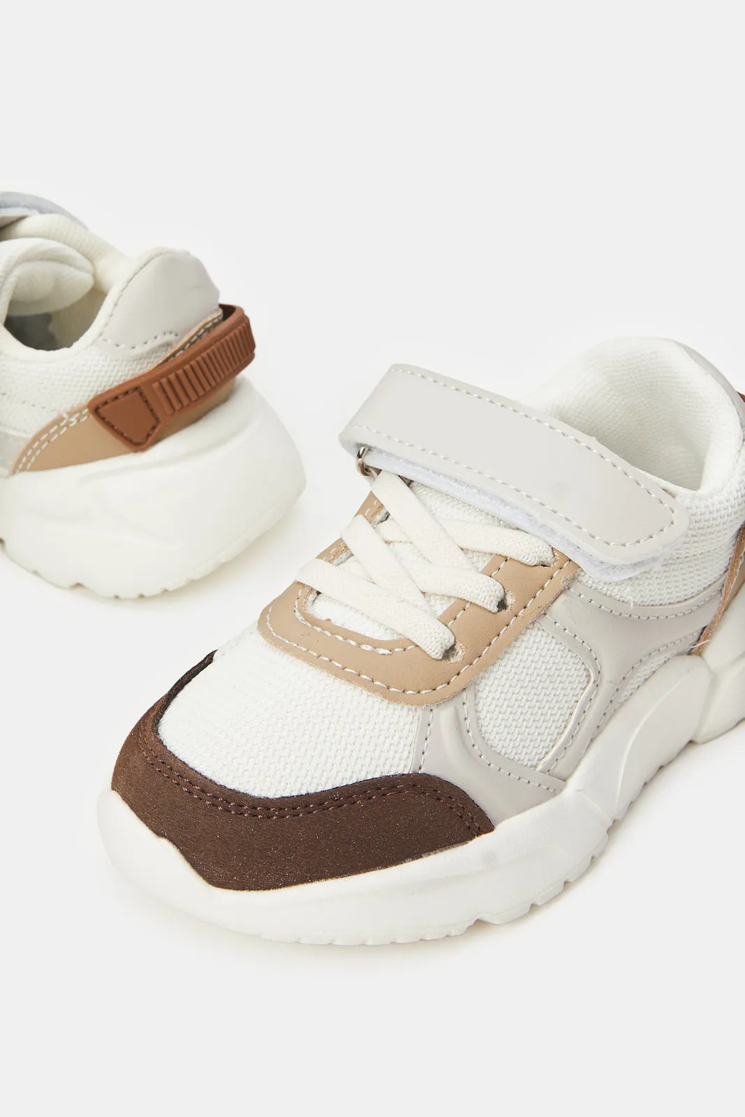 Boys Beige Chunky Sneaker