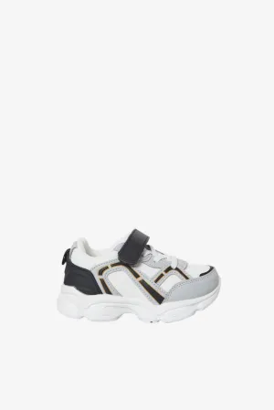 Boys Grey Overlayed Chunky Sneakers