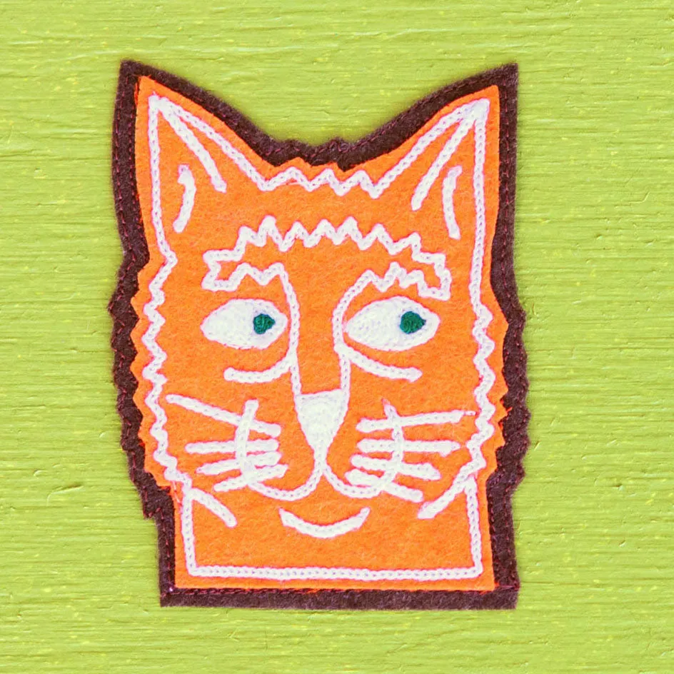 Cat Chain Stitch Patch