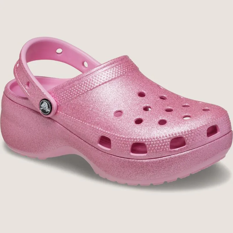 Crocs Classic Glitter Platform Clog