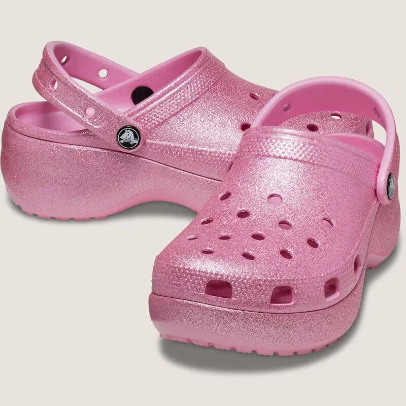 Crocs Classic Glitter Platform Clog