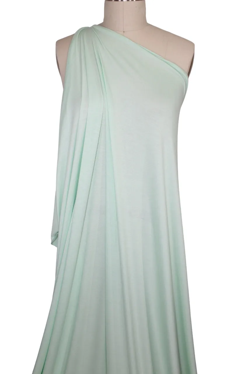 Extra Wide Rayon Jersey - Mint Creme