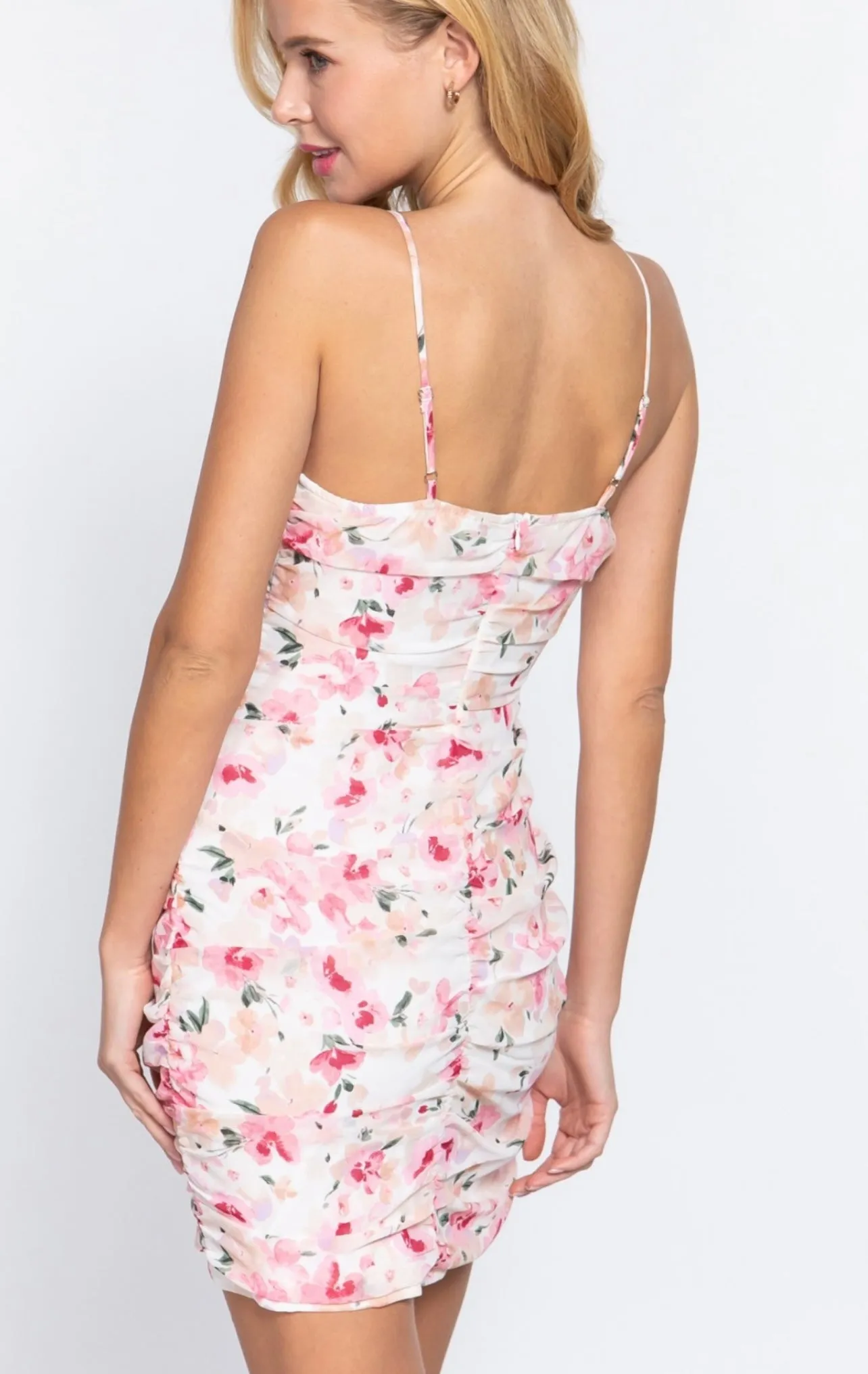 Floral summer tank dress