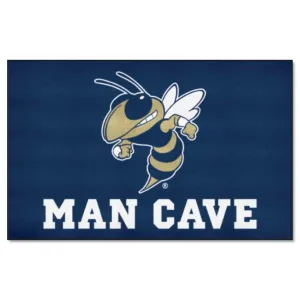 Georgia Tech Yellow Jackets Man Cave Ulti-Mat Rug - 5ft. x 8ft., Buzz