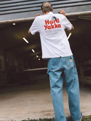 Hard Yakka X Thrills Blacksmith Oversize Tee - White