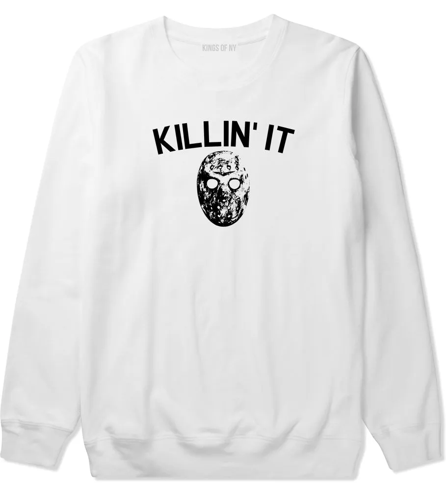 Killin It Jason Mask Mens Crewneck Sweatshirt