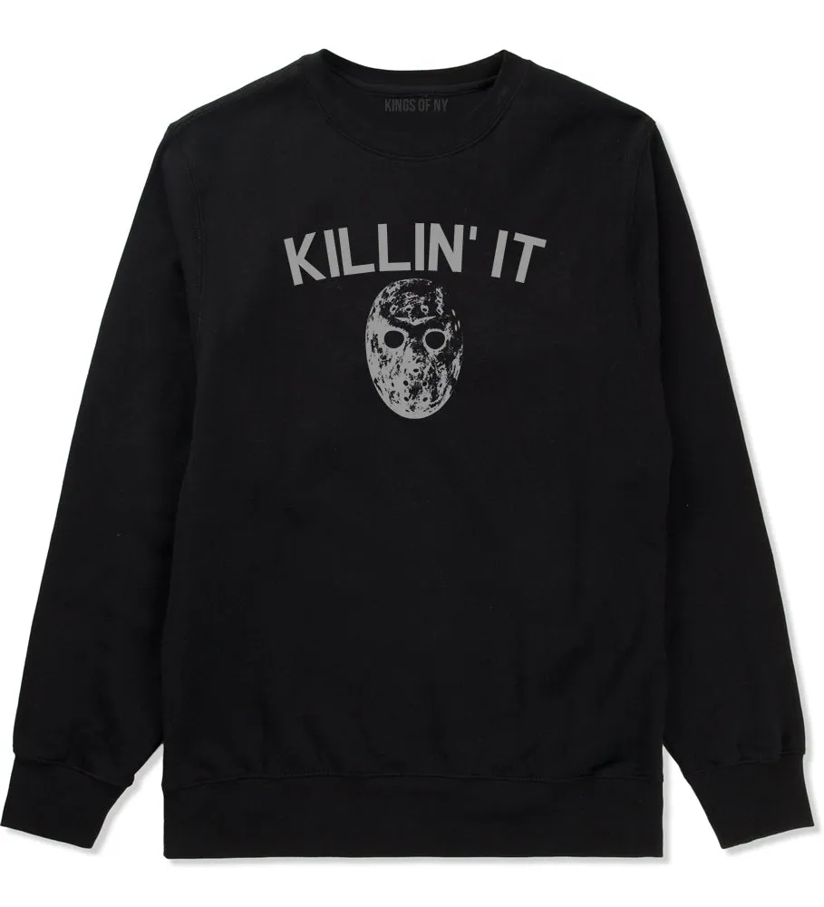 Killin It Jason Mask Mens Crewneck Sweatshirt