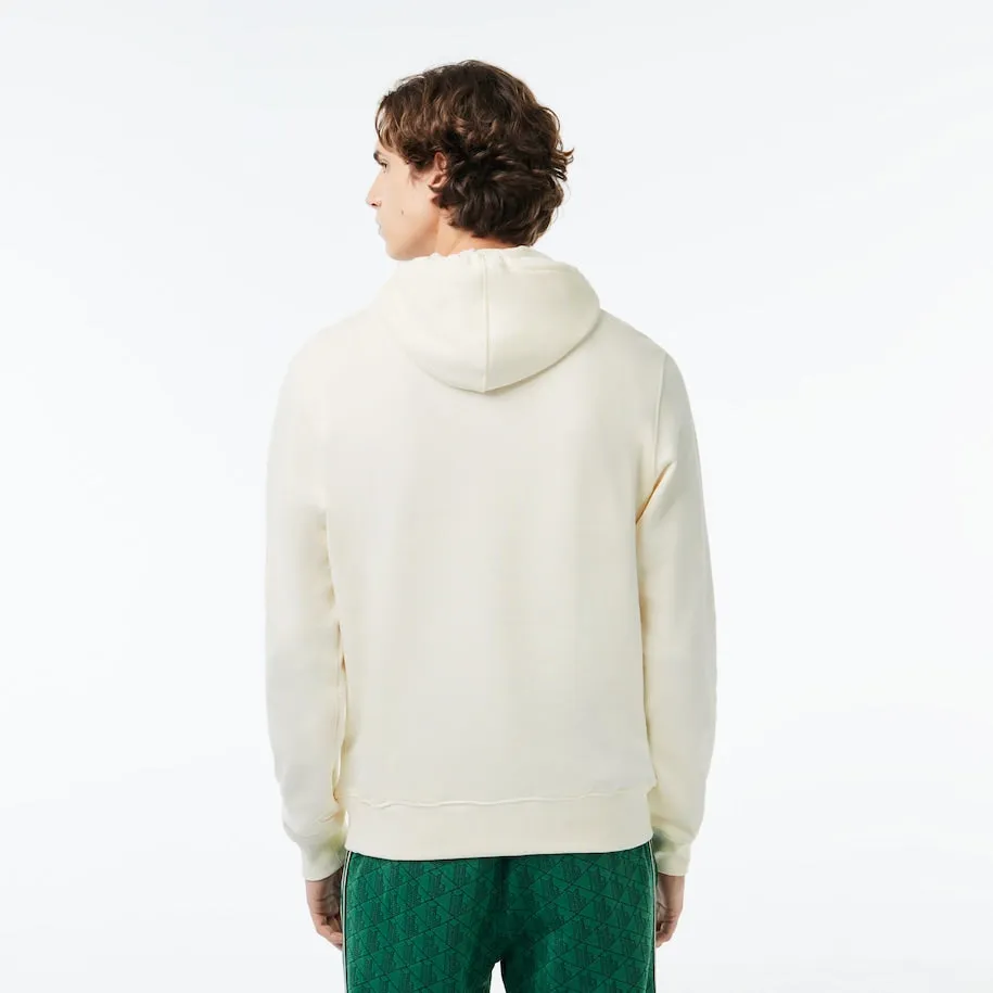 Lacoste Men's Loose Fit Front Graphic Long Sleeve Hoodie