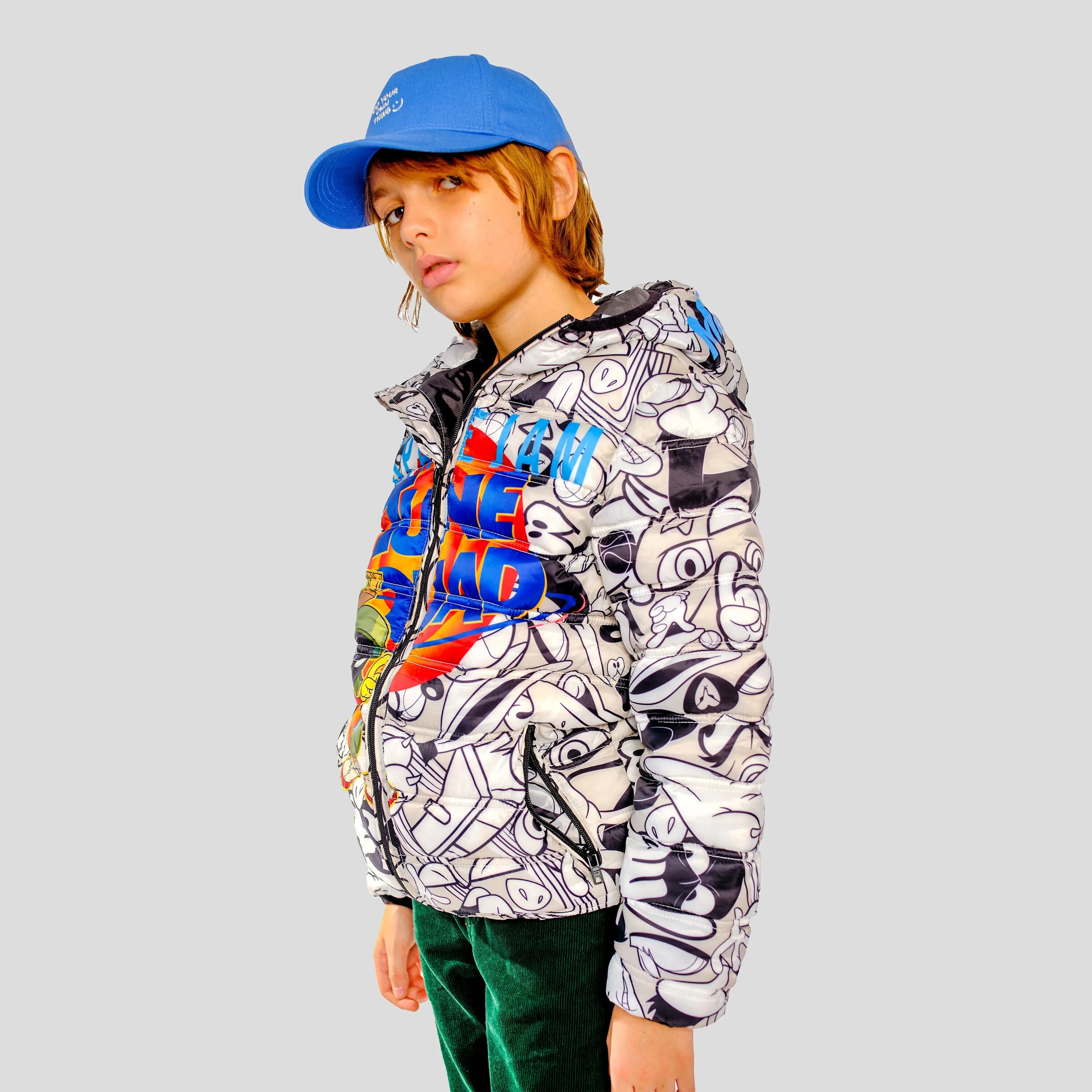 Members Only Boy's Packable Tune Squad Midweight Jacket