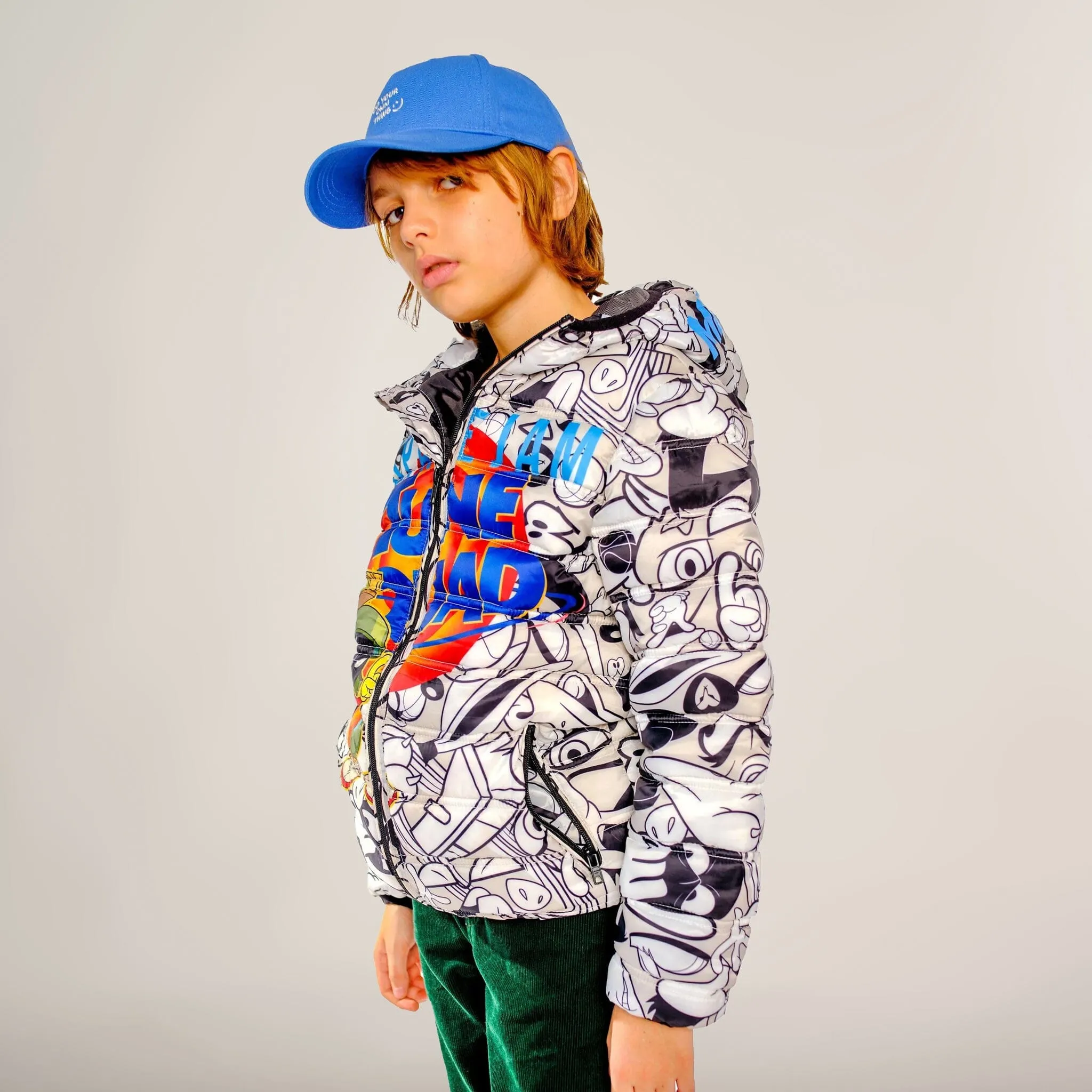 Members Only Boy's Packable Tune Squad Midweight Jacket