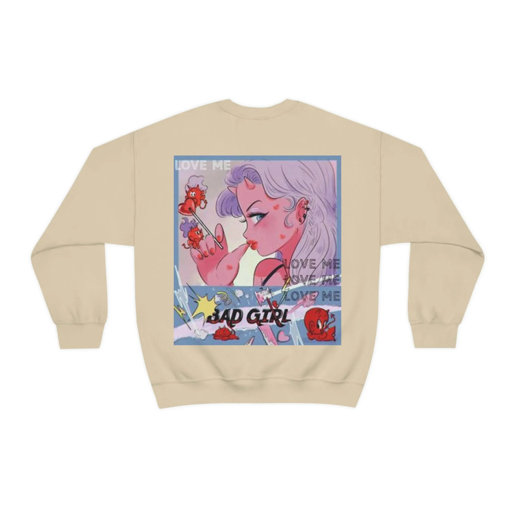 MyDreamMyTee Bad Girl Unisex Heavy Blend Crewneck Sweatshirt