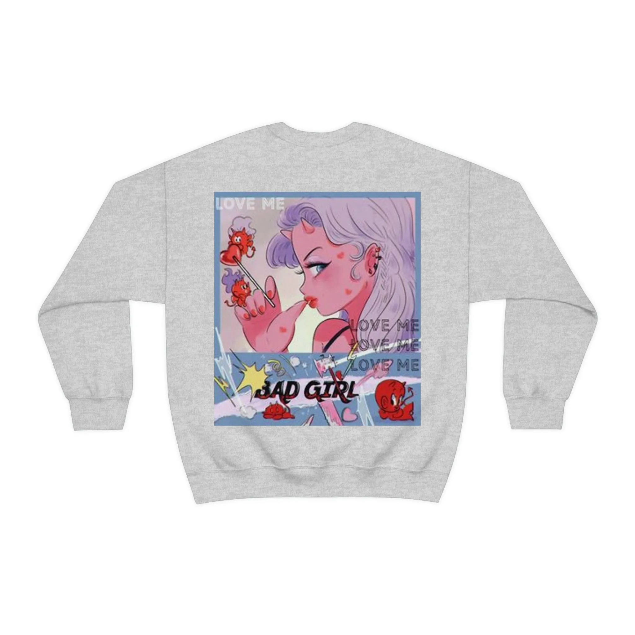 MyDreamMyTee Bad Girl Unisex Heavy Blend Crewneck Sweatshirt