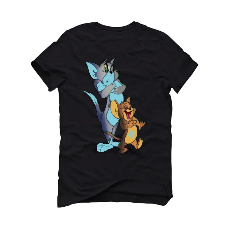 Nike SB Dunk Low x Ben & Jerry's Chunky Dunky | illcurrency Black T-Shirt (Tom n Jerry)