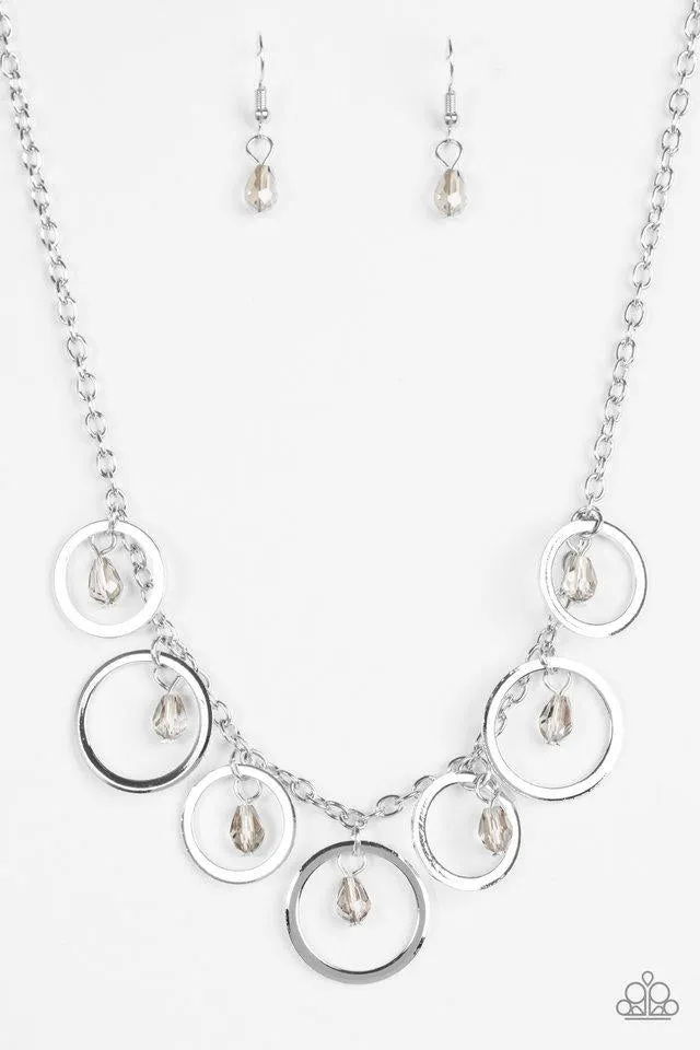 Paparazzi Accessories  - Rochester Refinement #N507 Peg - Silver Necklace