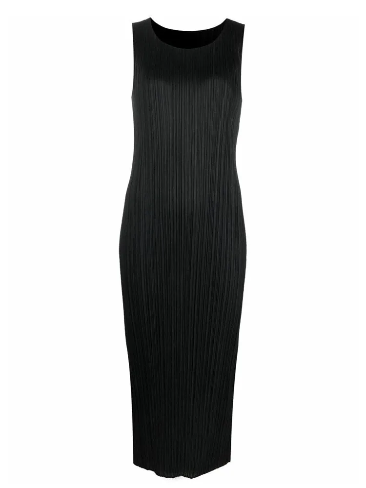 Pre Order:  Bodycon Pleated Dress