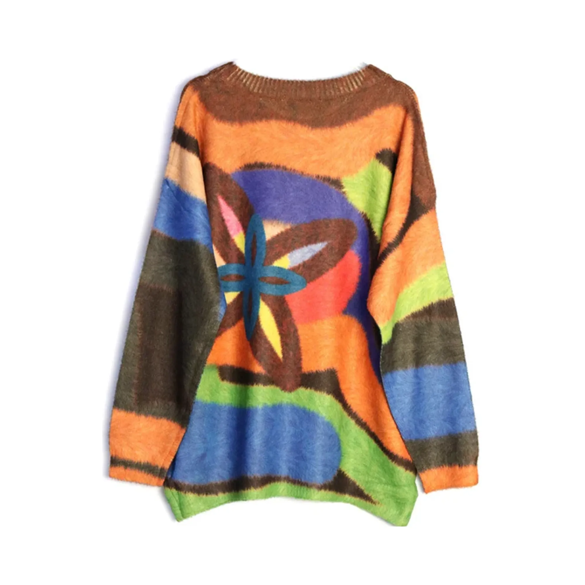 Pre Order:  Multicolor Floral Knit Sweater