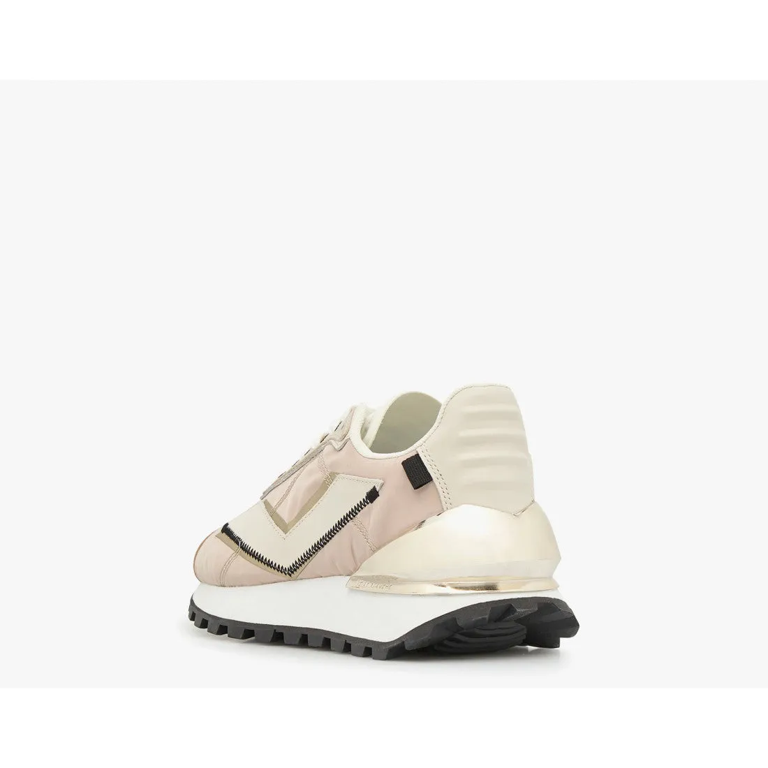 Qwark Spur Woman Beige Platinum Chunky Sneakers