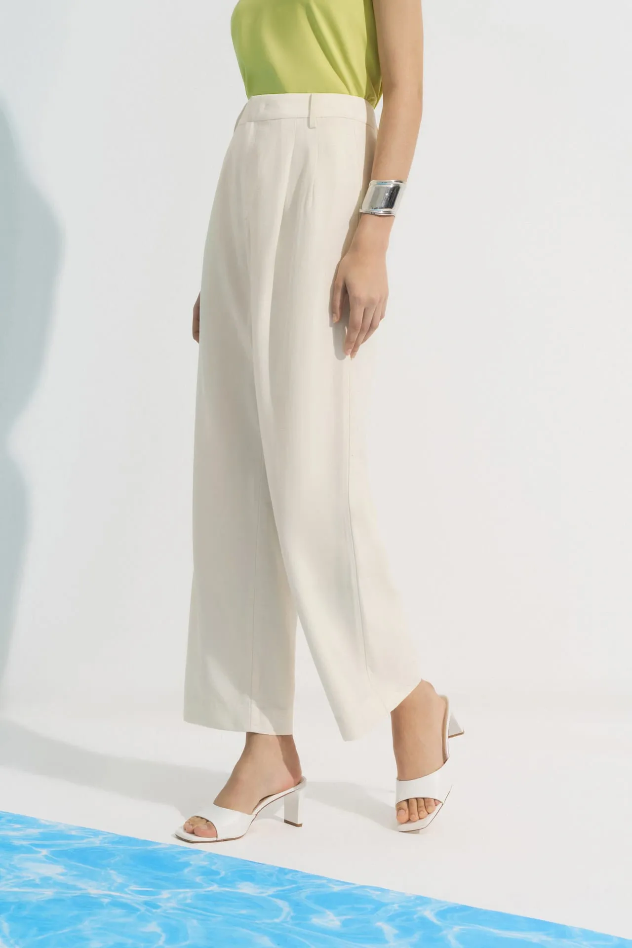 Relaxed Straight Leg Pants