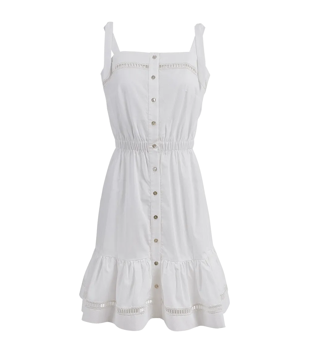 Themis Poplin Short Dress