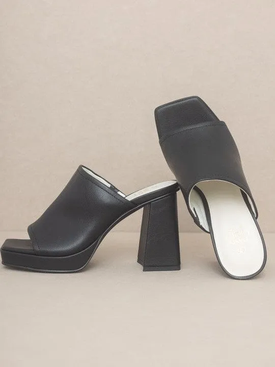 Walk the Walk Slip On Platform Heels